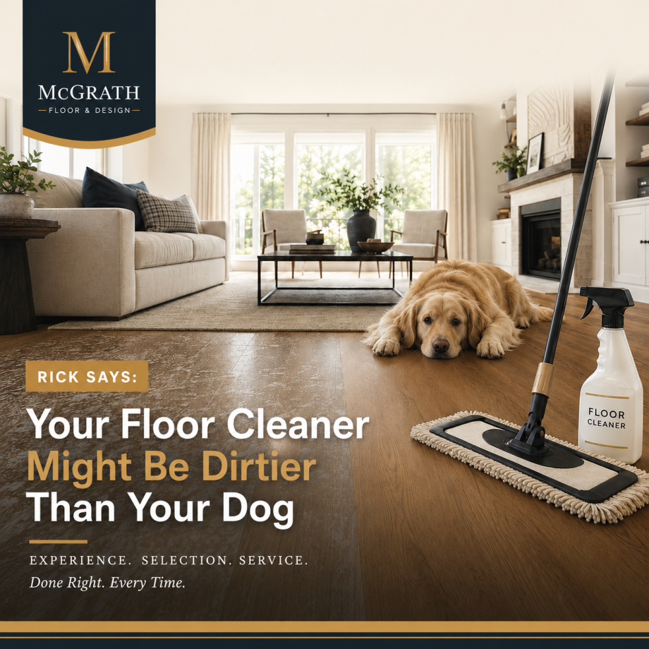 Your Floor Cleaner Might Be Dirtier Than Your Dog